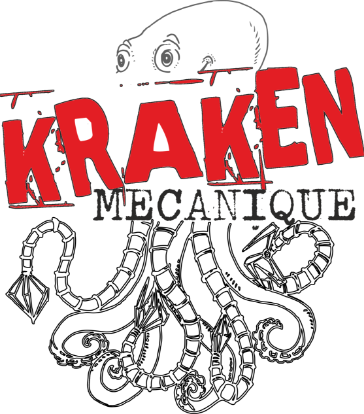 Collectif Kraken Mécanique - Spectacle vivant - Théâtre d'improvisation Bergerac - Logo